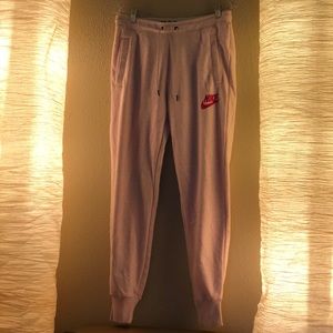 baby pink nike sweatpants